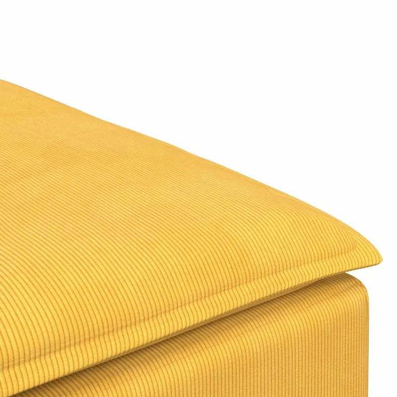Modulinė sofa, pakojų pakojis, šviesiai geltonas, 100x100x48 cm