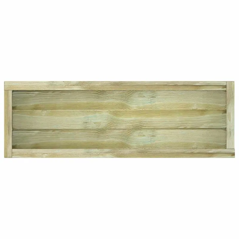 Vazonas, 120x40x30cm, mediena, stačiakampis, aukštas