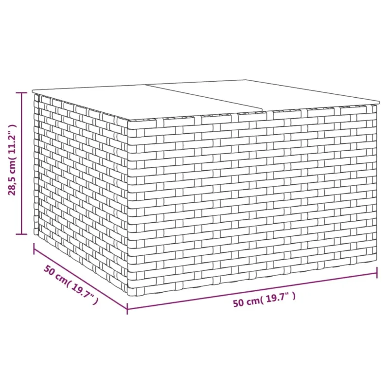 Sodo komplekti, 2 osaa, musta, polyrattana, pehmusteilla