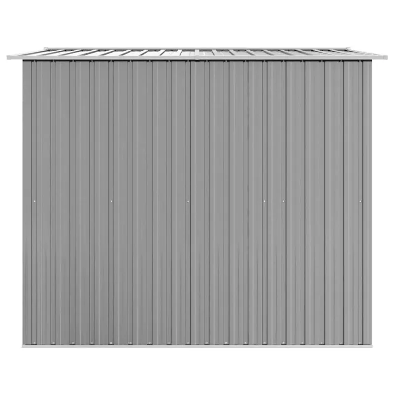 Sodo sandėliukas, pilkas, metalas, 257x205x178 cm