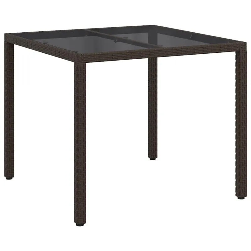 Sodo pöytä Ruda 90 x 90 x 75 cm, polyrottinki
