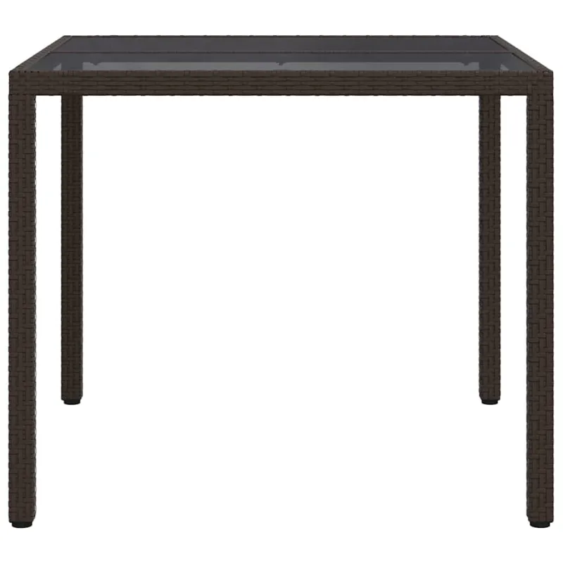 Sodo pöytä Ruda 90 x 90 x 75 cm, polyrottinki
