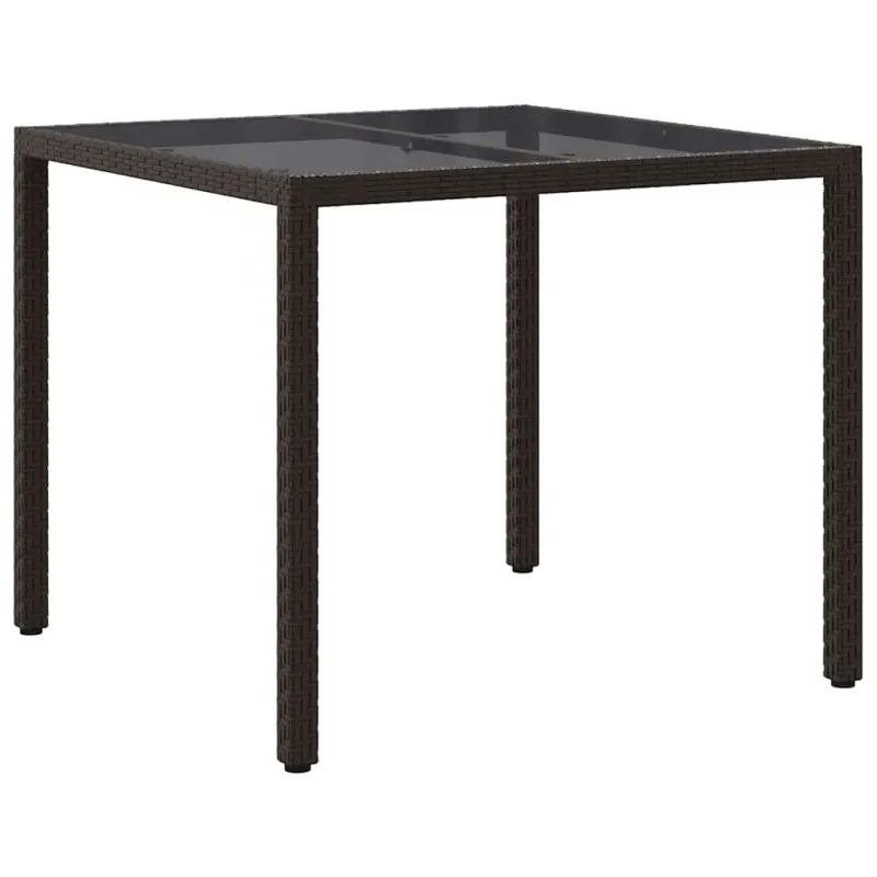 Sodo pöytä Ruda 90 x 90 x 75 cm, polyrottinki