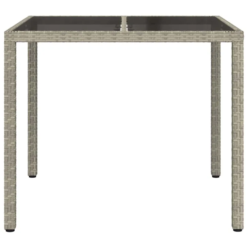 Sodo pöytäpöytä Pilka 90 x 90 x 75 cm polyrattana