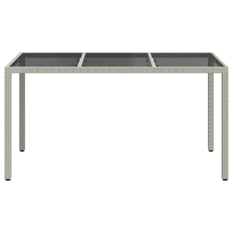 Sodo pöytä Valkoinen 150 x 90 x 75 cm polyrattana