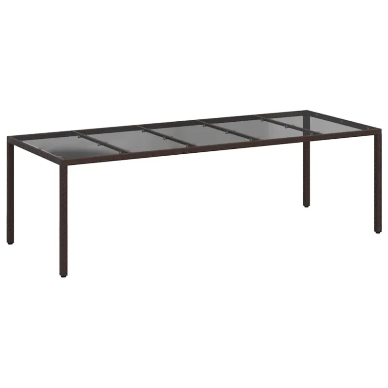 Soodanpöytä Ruda 250 x 100 x 75 cm, polyrattana