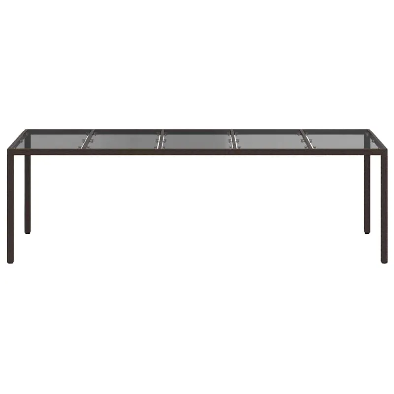 Soodanpöytä Ruda 250 x 100 x 75 cm, polyrattana