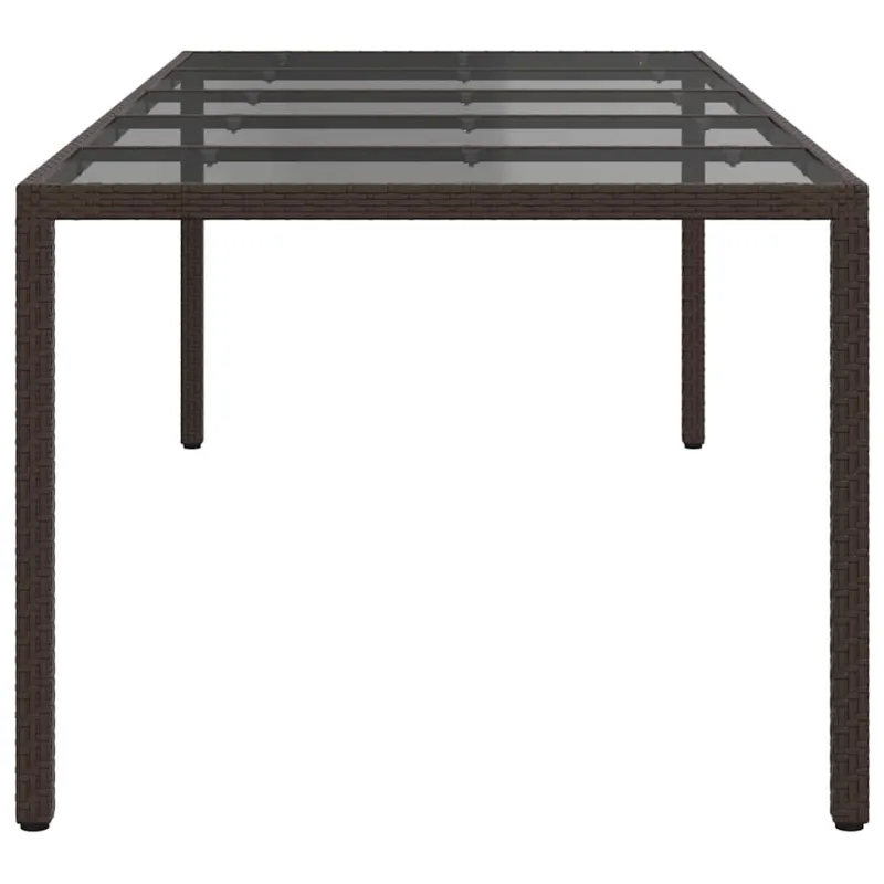 Soodanpöytä Ruda 250 x 100 x 75 cm, polyrattana