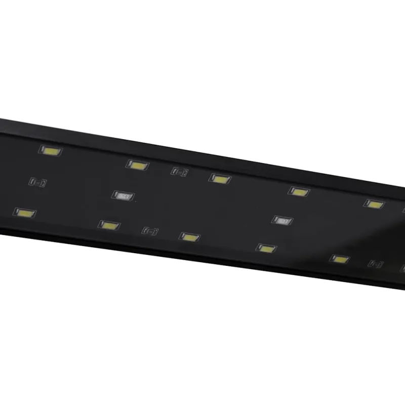 LED akvariumo lempa su spaustukais, mėlyna ir balta, 115-130cm