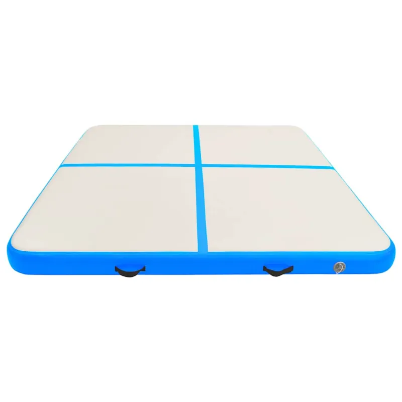 Pripučiamas gimnastikos kilimėlis, mėlynas, 200x200x15cm, PVC