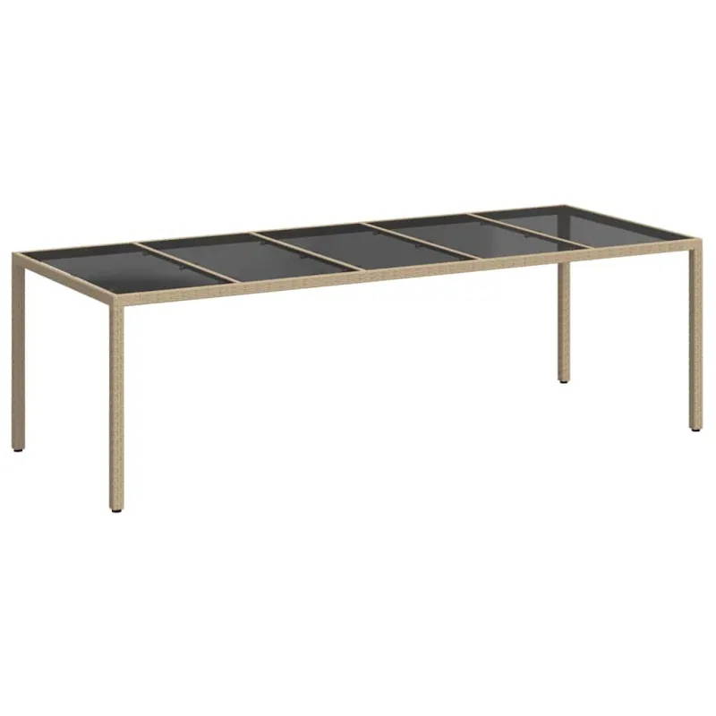 Sodo pöytätaso Smėlio 250 x 100 x 75 cm, polyrataani