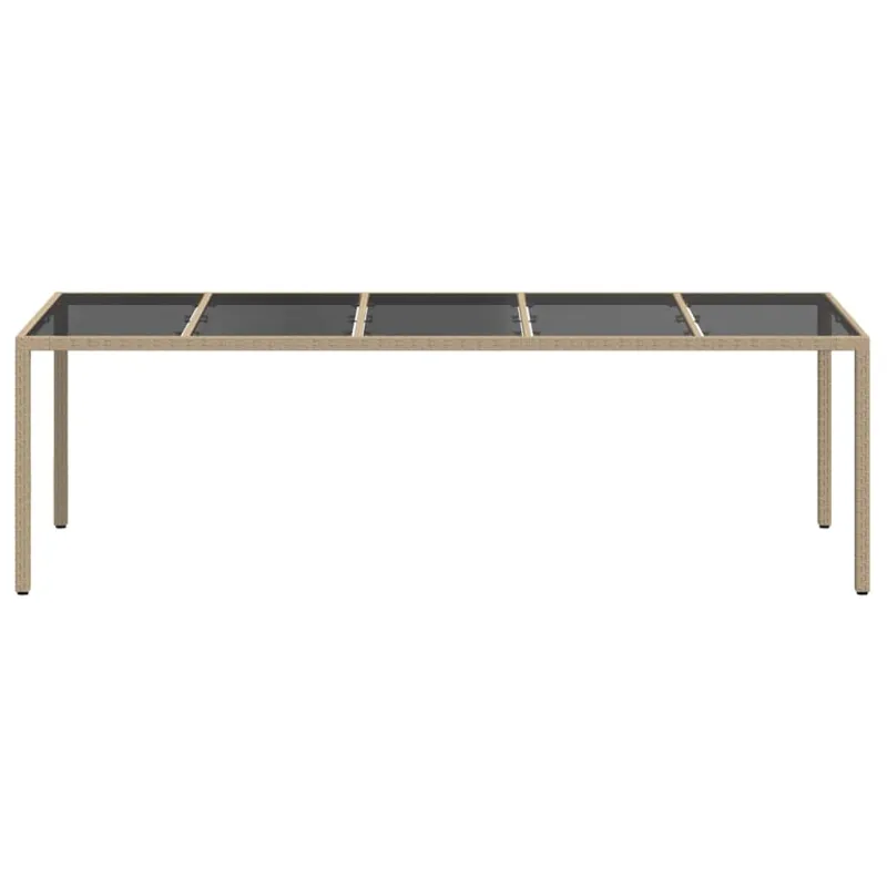 Sodo pöytätaso Smėlio 250 x 100 x 75 cm, polyrataani