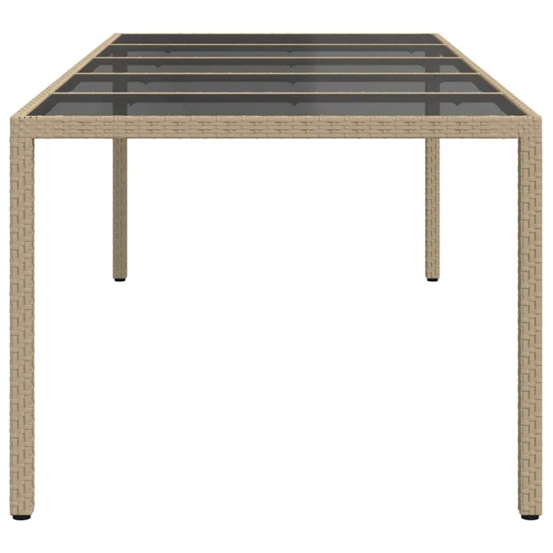 Sodo pöytätaso Smėlio 250 x 100 x 75 cm, polyrataani