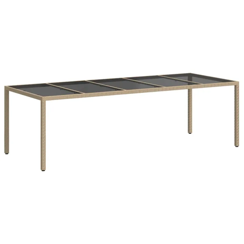 Sodo pöytätaso Smėlio 250 x 100 x 75 cm, polyrataani