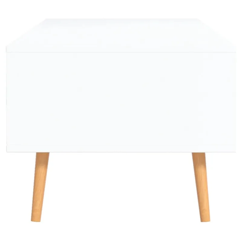 Kavos staliukas, baltos ir ąžuolo spalvos, 100x49,5x43cm, MDP