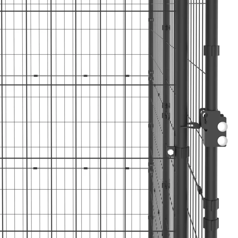 Lauko voljeras šunims su stogu, plienas, 24,2m²