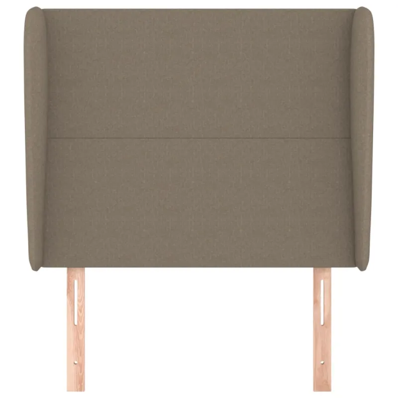 Galvūgalis su auselėmis, taupe, 83x23x118/128cm, audinys