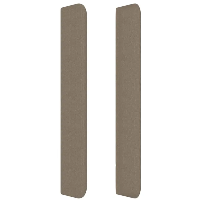 Galvūgalis su auselėmis, taupe, 103x16x118/128cm, audinys