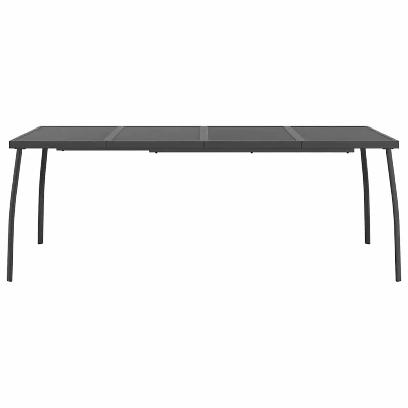 Sodo pöytätaso, antrasiitti, 200x100x72 cm, teräs, verkko