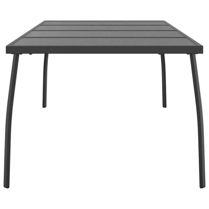 Sodo pöytätaso, antrasiitti, 200x100x72 cm, teräs, verkko