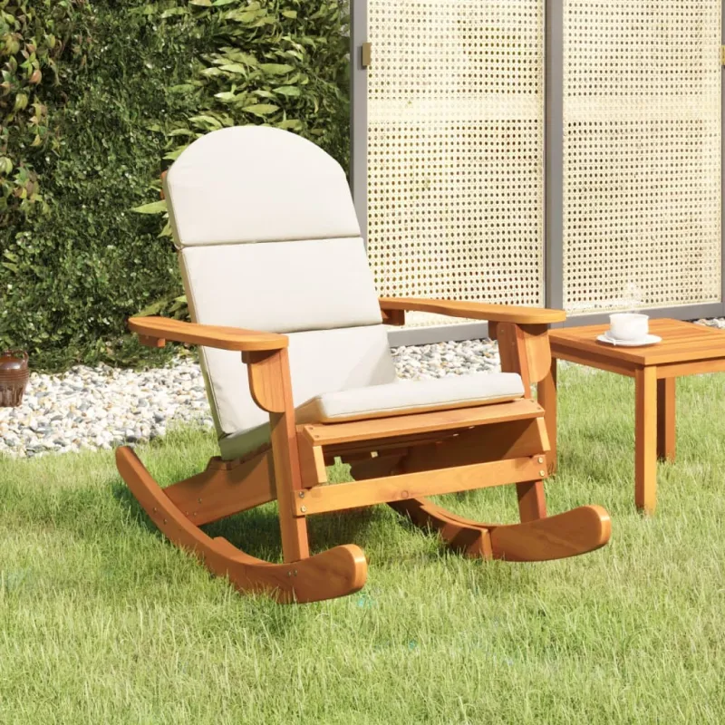 Supama adirondack kėdė su pagalvėlėmis, akacijos masyvas