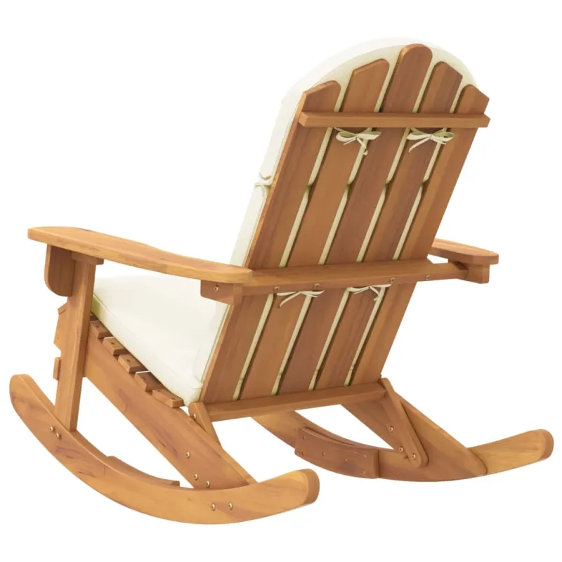 Supama adirondack kėdė su pagalvėlėmis, akacijos masyvas