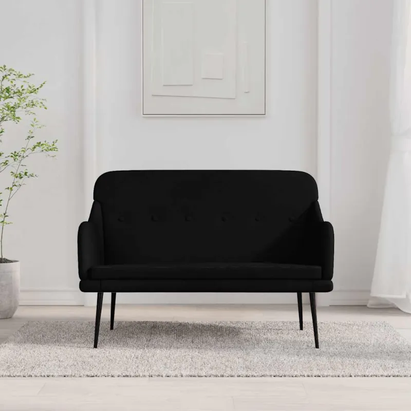 Suoliukas, juodos spalvos, 110x76x80cm, audinys