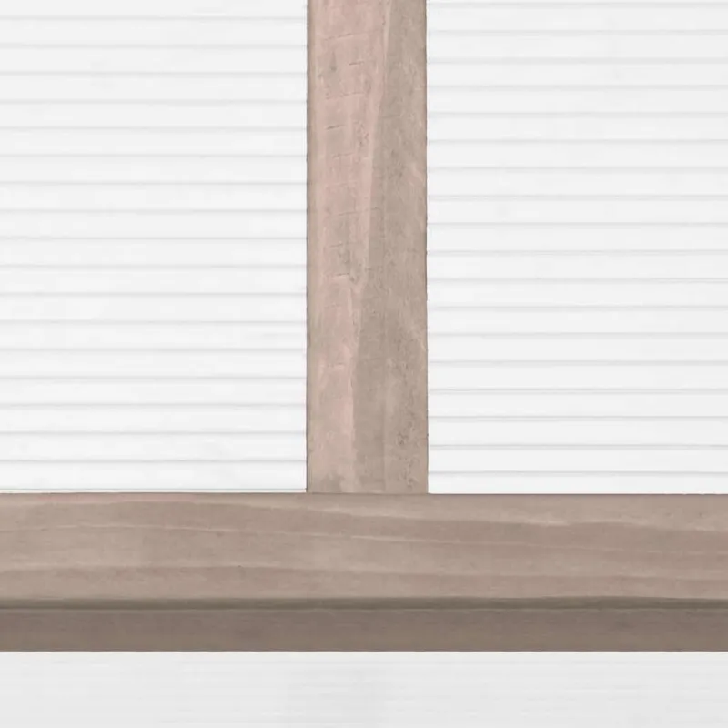 Šiltnamis, pilkos spalvos, 110x56x39cm, eglės mediena