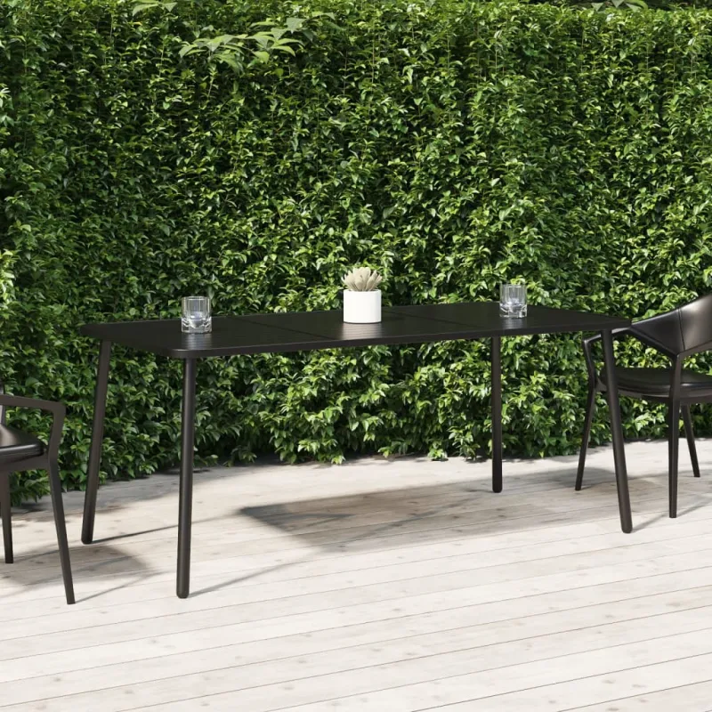 Sodo pöytätaso, antrasiitin väri, 165x80x71cm, teräs
