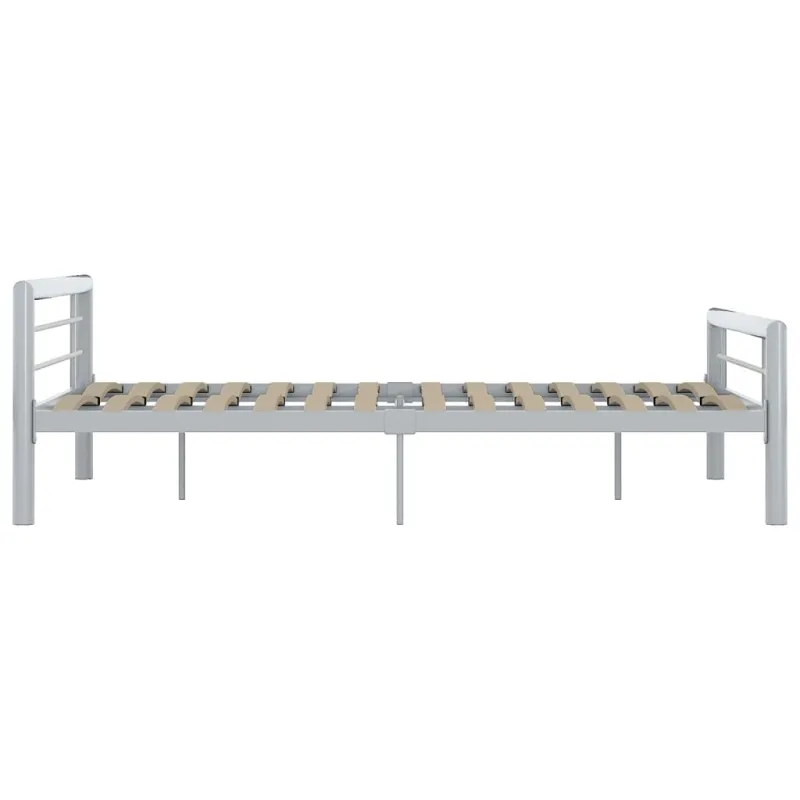 Lovos rėmas, pilkos ir baltos spalvos, 160x200cm, metalas