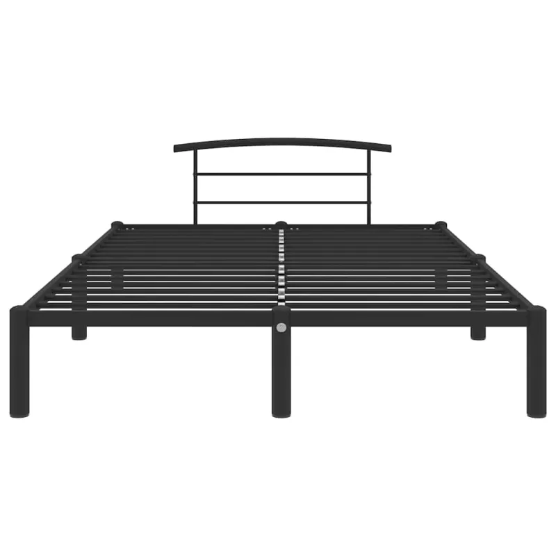 Lovos rėmas, juodos spalvos, 120x200cm, metalas