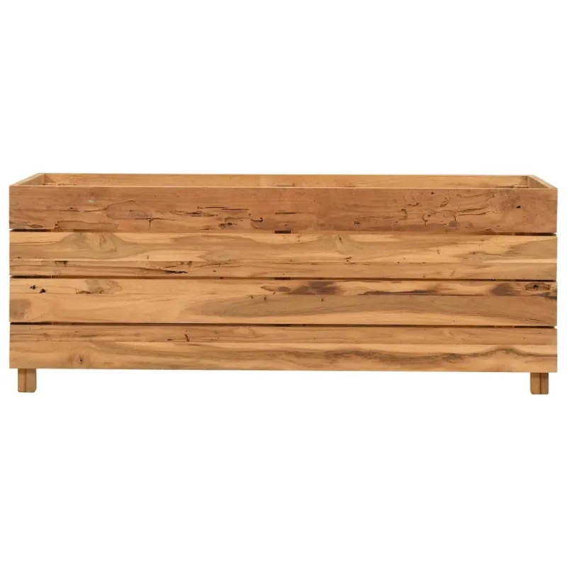 Aukštas lovelis, 100x40x38cm, perdirbtas tikmedis ir plienas