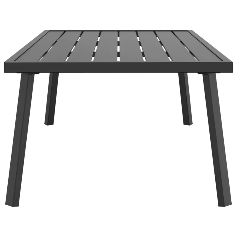 Sodo kahvikalustepöytä, antrasiitin väri, 110x55x35cm, teräs