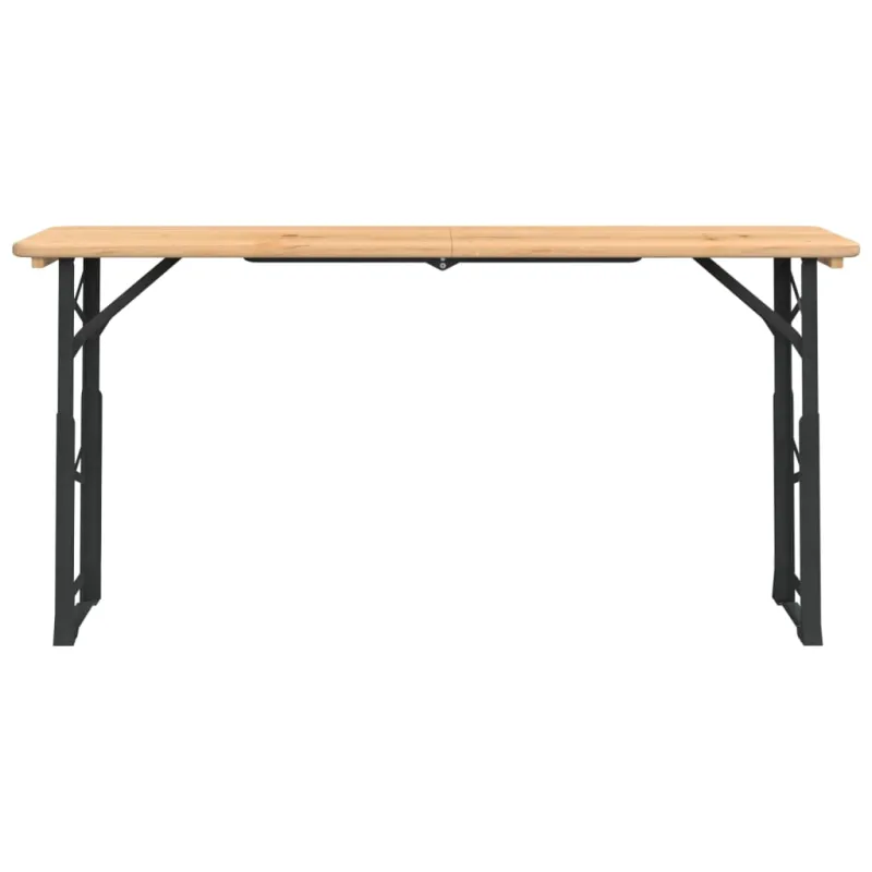 Sulankstettava olutpöytä, 170x50x75/105cm, mäntypuuta