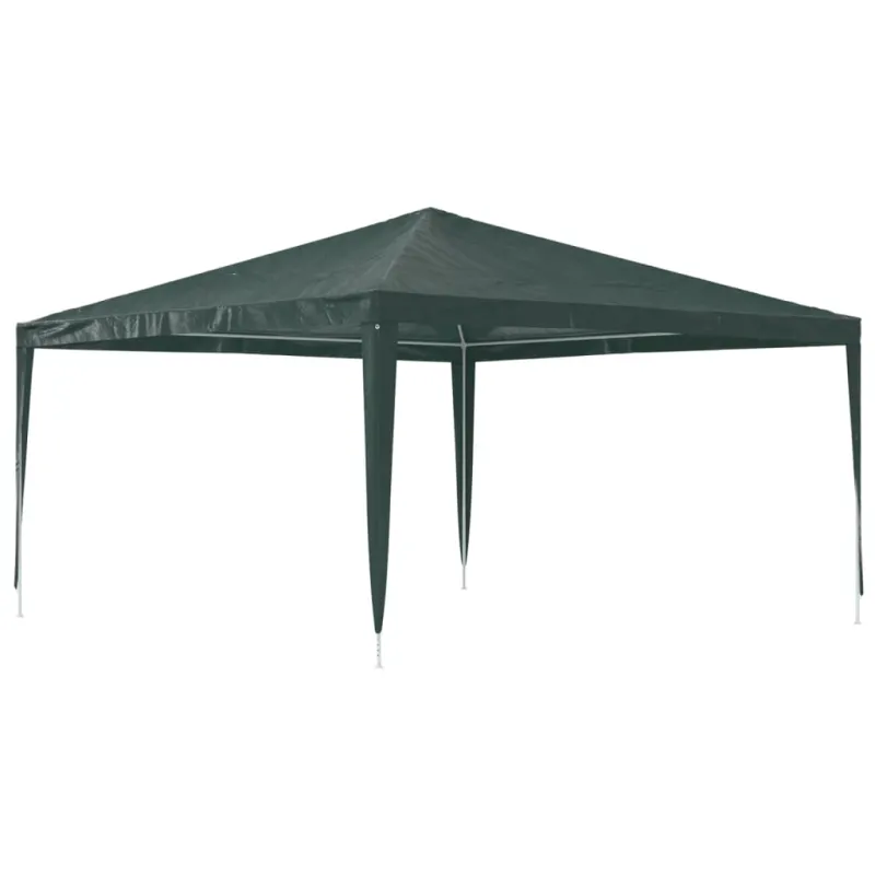 Profesionali proginė palapinė, žalios spalvos, 4x4m, 90g/m²