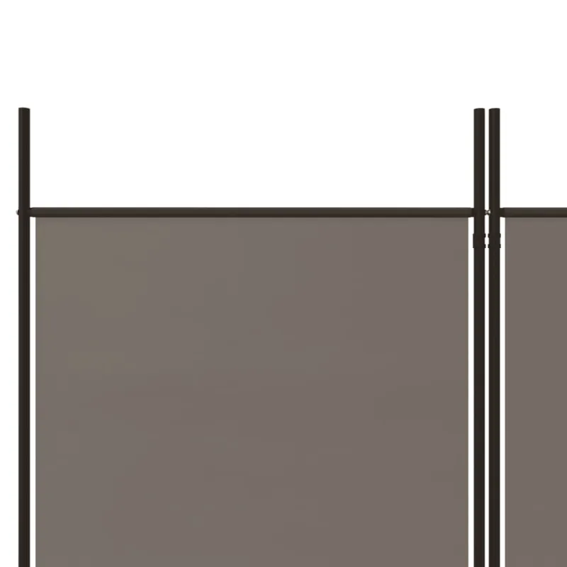 Kambario pertvara, 6 dalių, antracito, 300x220cm, audinys