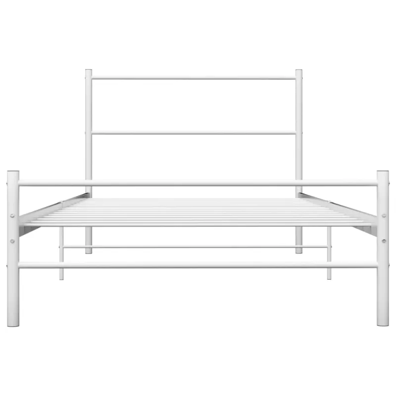 Lovos rėmas, baltos spalvos, 100x200cm, metalas