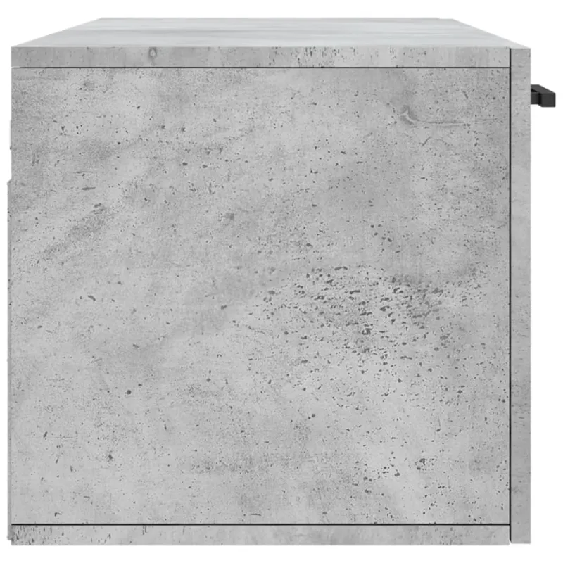 Sieninė spintelė, betono pilka, 100x36,5x35cm, apdirbta mediena