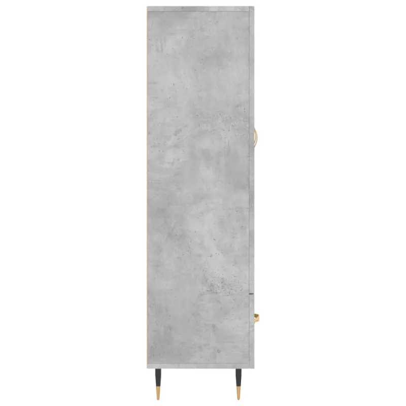 Komoda, betono pilkos spalvos, 69,5x31x115cm, apdirbta mediena