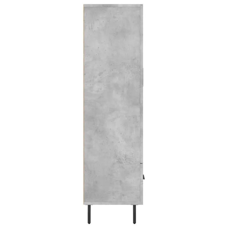 Komoda, betono pilkos spalvos, 69,5x31x115cm, apdirbta mediena