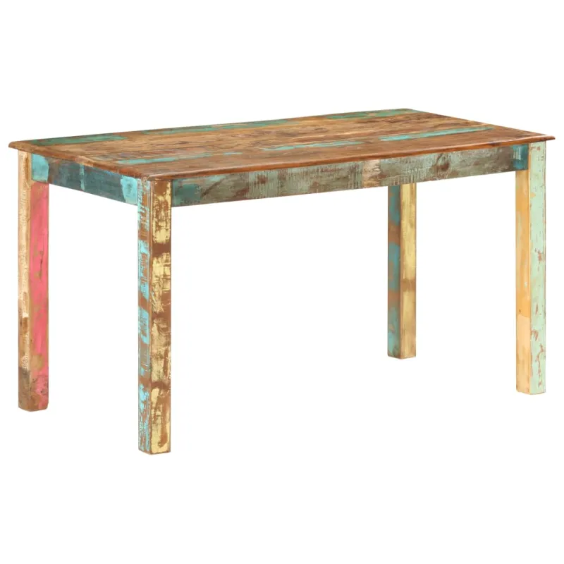 Valgomojo stalas, 140x70x76cm, perdirbtos medienos masyvas