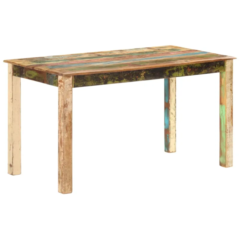 Valgomojo stalas, 140x70x76cm, perdirbtos medienos masyvas