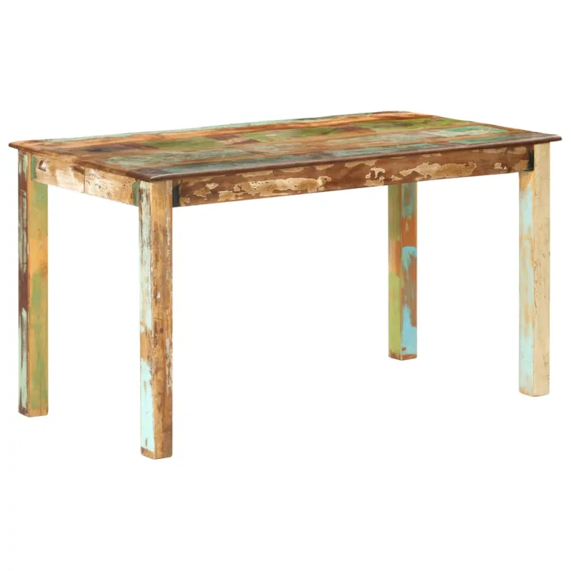 Valgomojo stalas, 140x70x76cm, perdirbtos medienos masyvas
