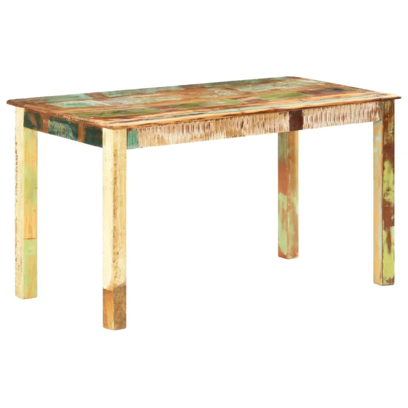 Valgomojo stalas, 140x70x76cm, perdirbtos medienos masyvas