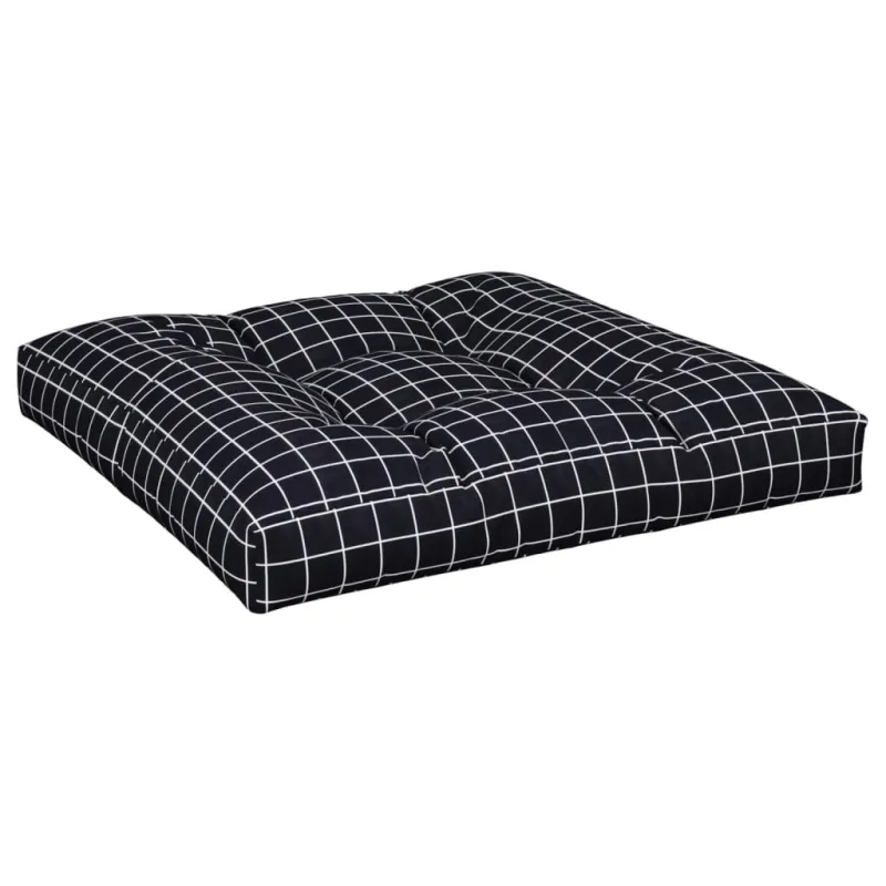 Palečių pagalvėlės, 2vnt., juodos spalvos, audinys, languotos