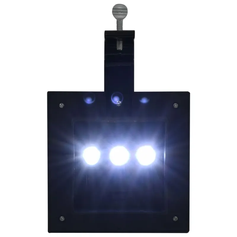 Saulės energija įkraunami lauko LED šviestuvai, 6vnt., 12cm