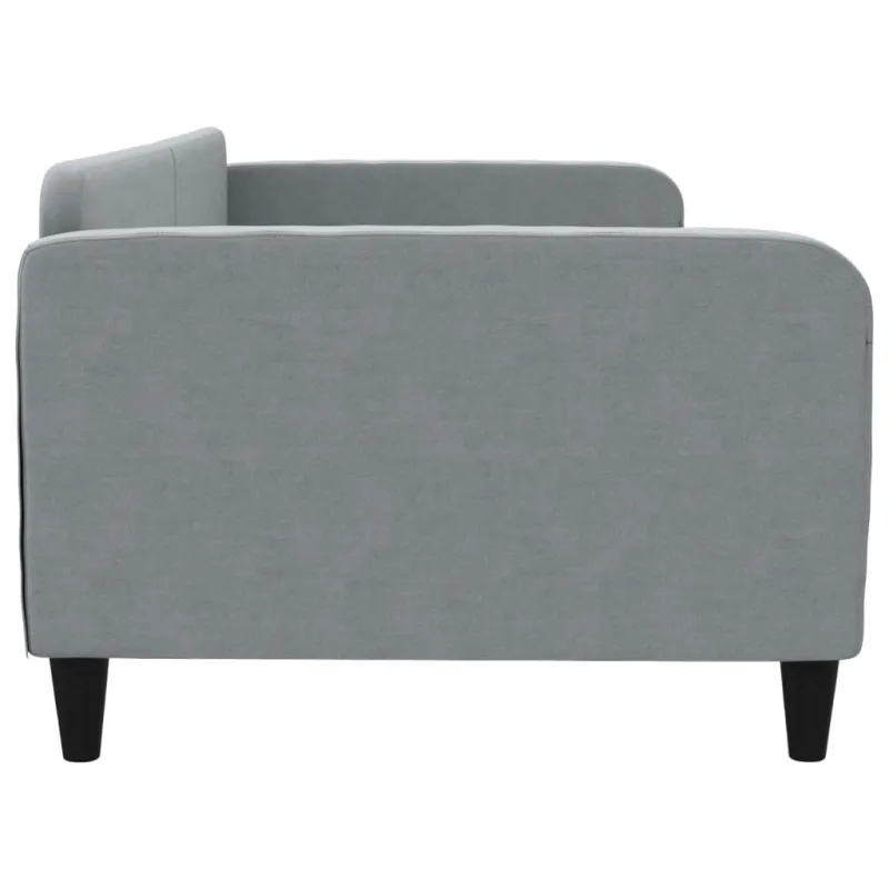Sofa, šviesiai pilkos spalvos, 100x200cm, audinys