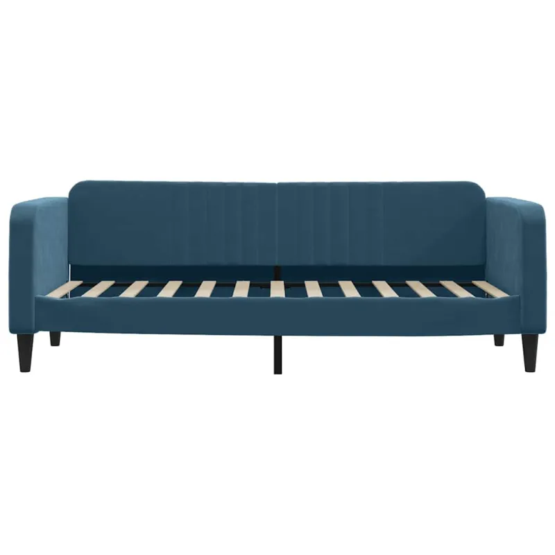 Sofa, mėlynos spalvos, 80x200cm, aksomas