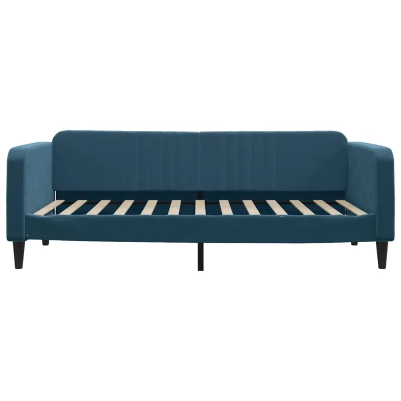 Sofa, mėlynos spalvos, 100x200cm, aksomas