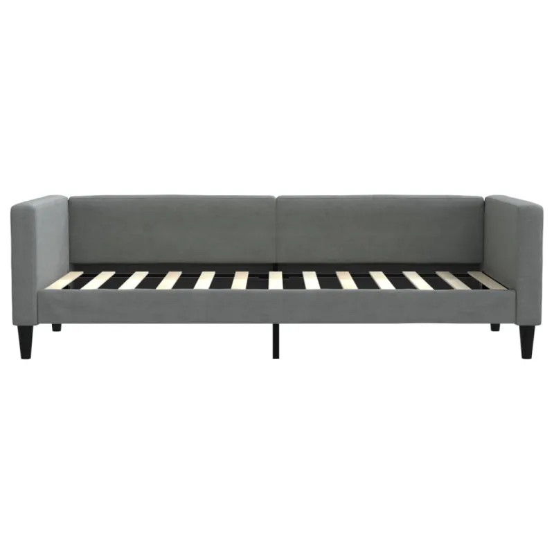 Sofa, tamsiai pilkos spalvos, 80x200cm, audinys
